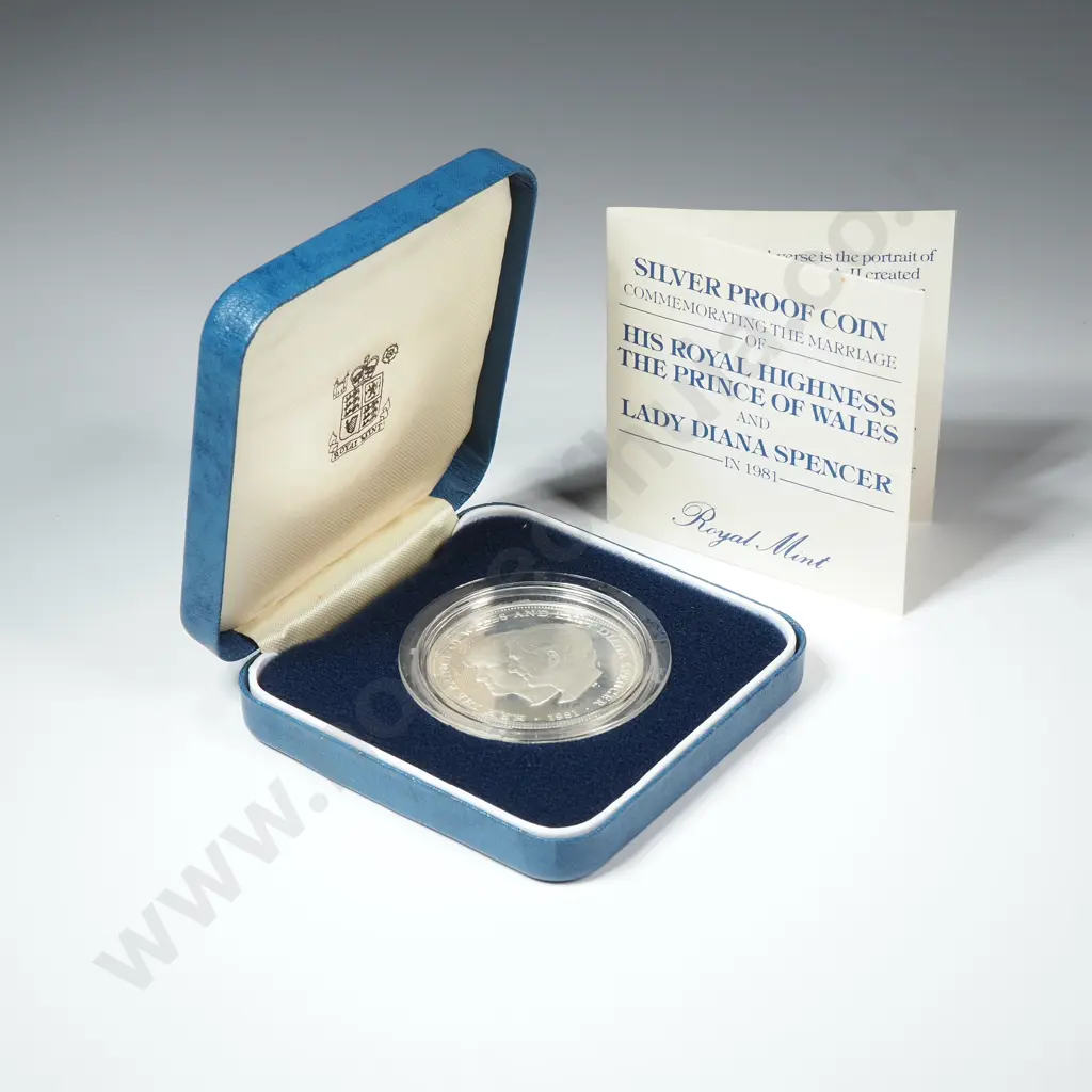 1981 Silver Proof Royal Mint Coin  Image 1++