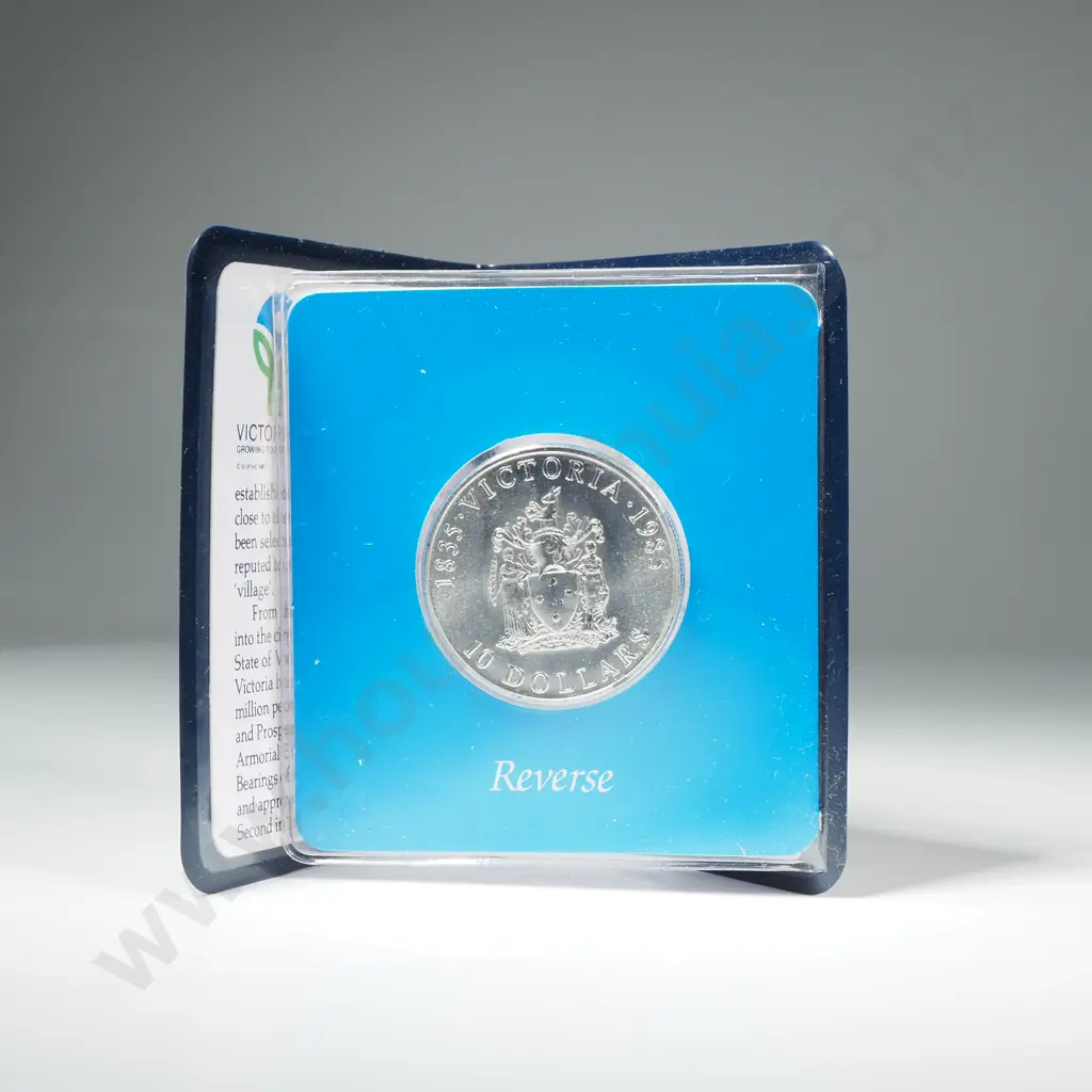 1985 Australian UNC $10 Sterling Silver Coin - 20 Grams Image 1++