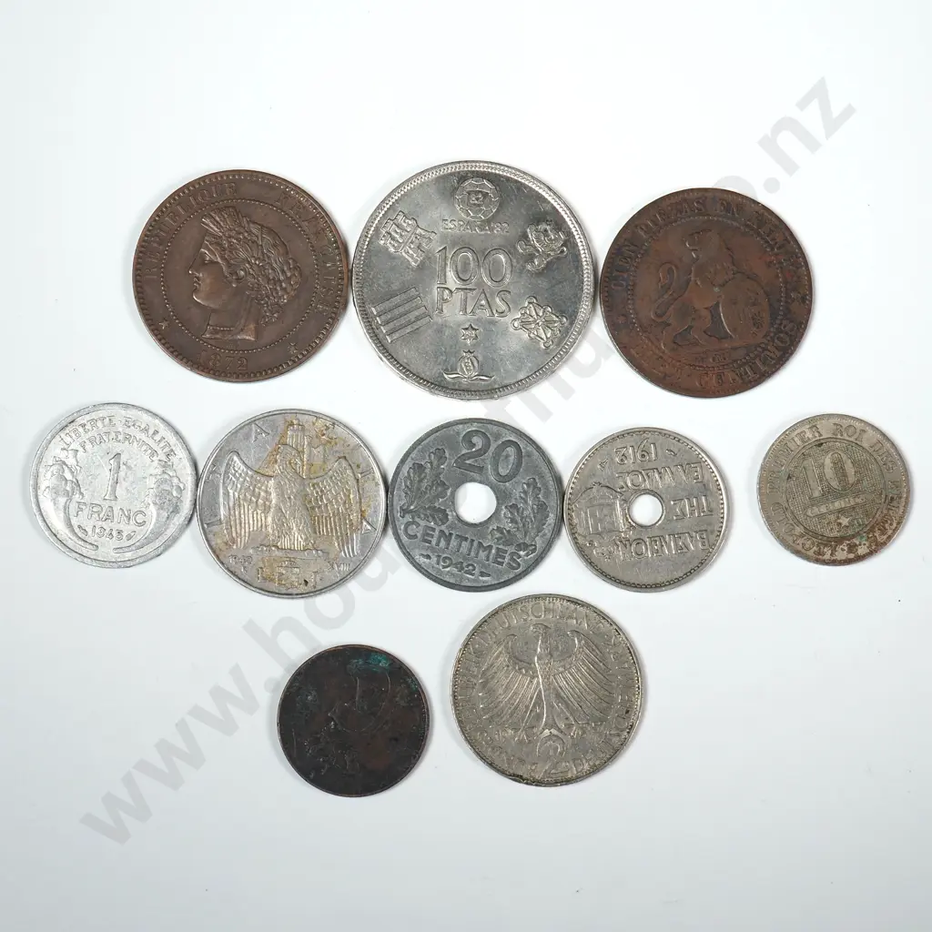 Assorted Lot of Mainly 19th Century Interesting European Coinage Image 1++