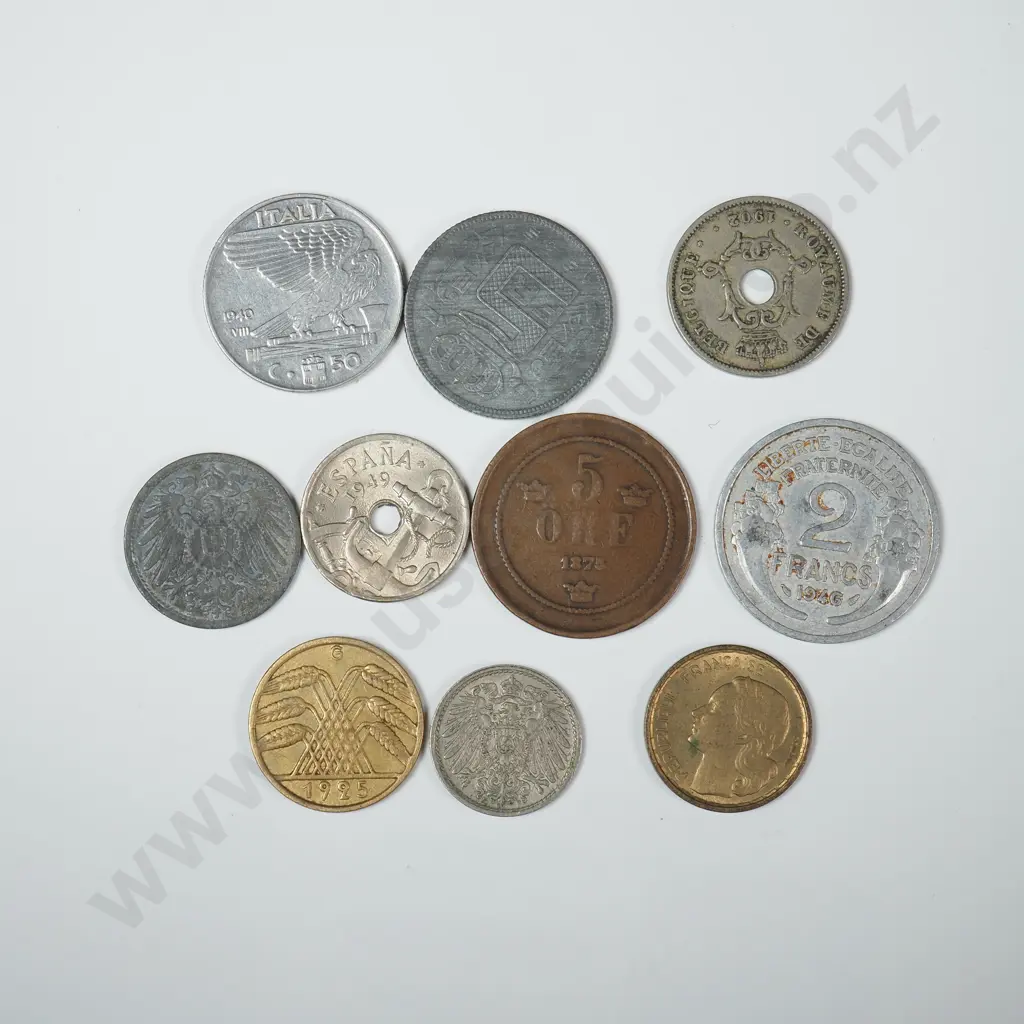 Assorted Lot of Mainly 19th Century Interesting European Coinage Image 1++