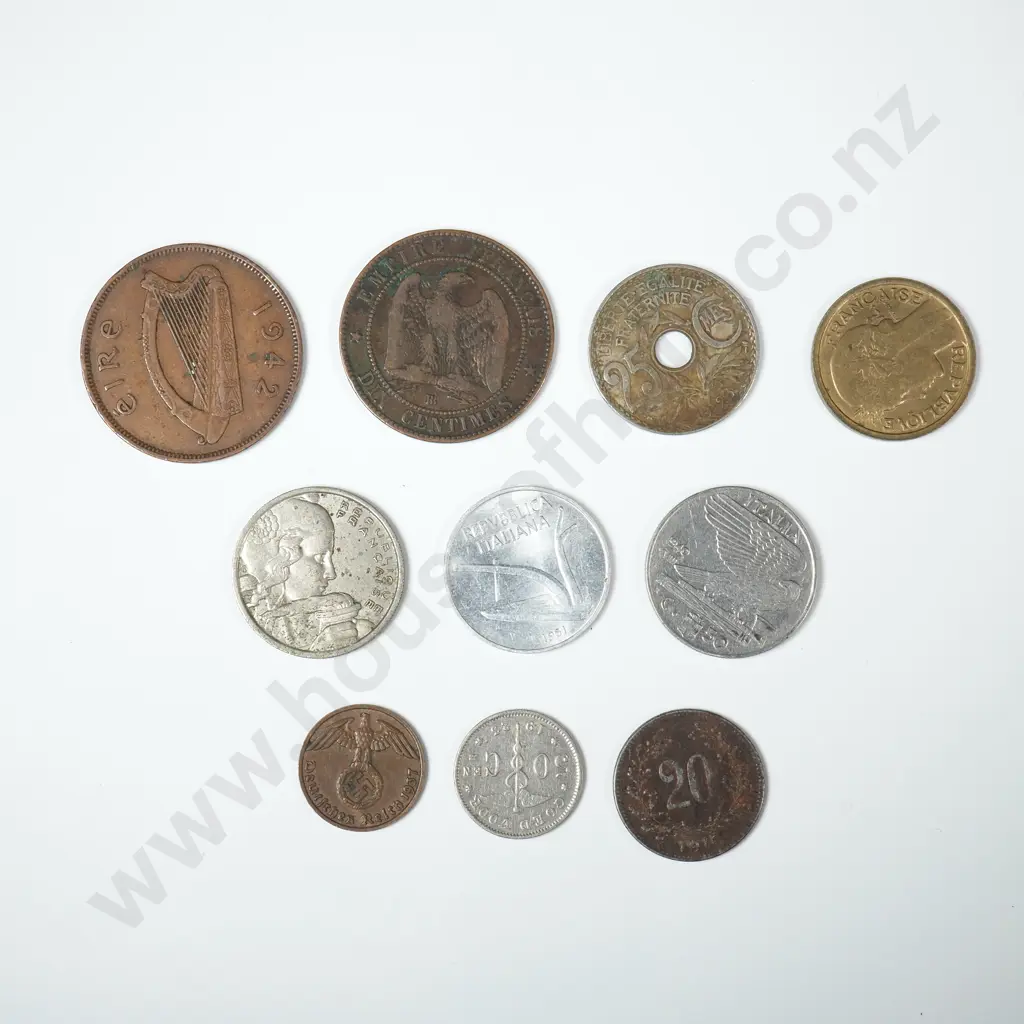 Assorted Lot of Mainly 19th Century Interesting European Coinage Image 1++
