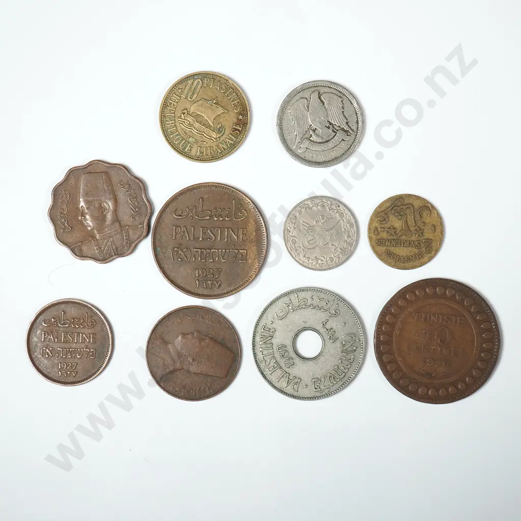 Assorted Lot of Mainly Early 20th Century Interesting Middle East Coinage Image 1++