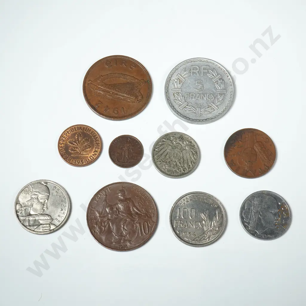 Assorted Lot of Mainly 19th Century Interesting European Coinage Image 1++