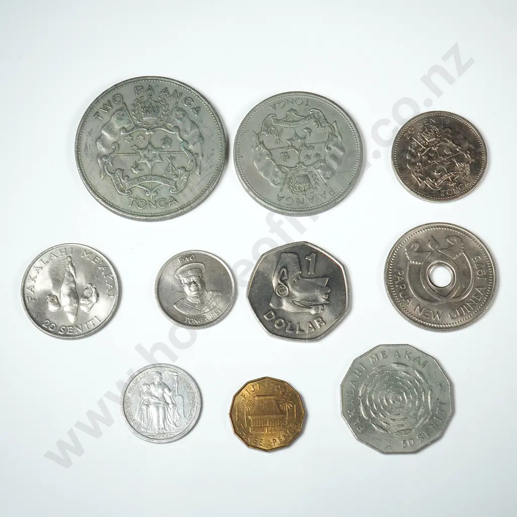 Assorted Lot of Mainly 20th Century Interesting Pacific Coinage Image 1++