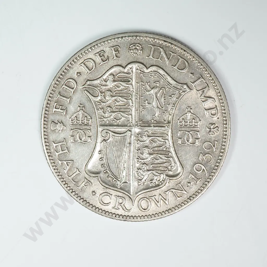 1932 United Kingdom Half Crown - Better Grade Image 1++