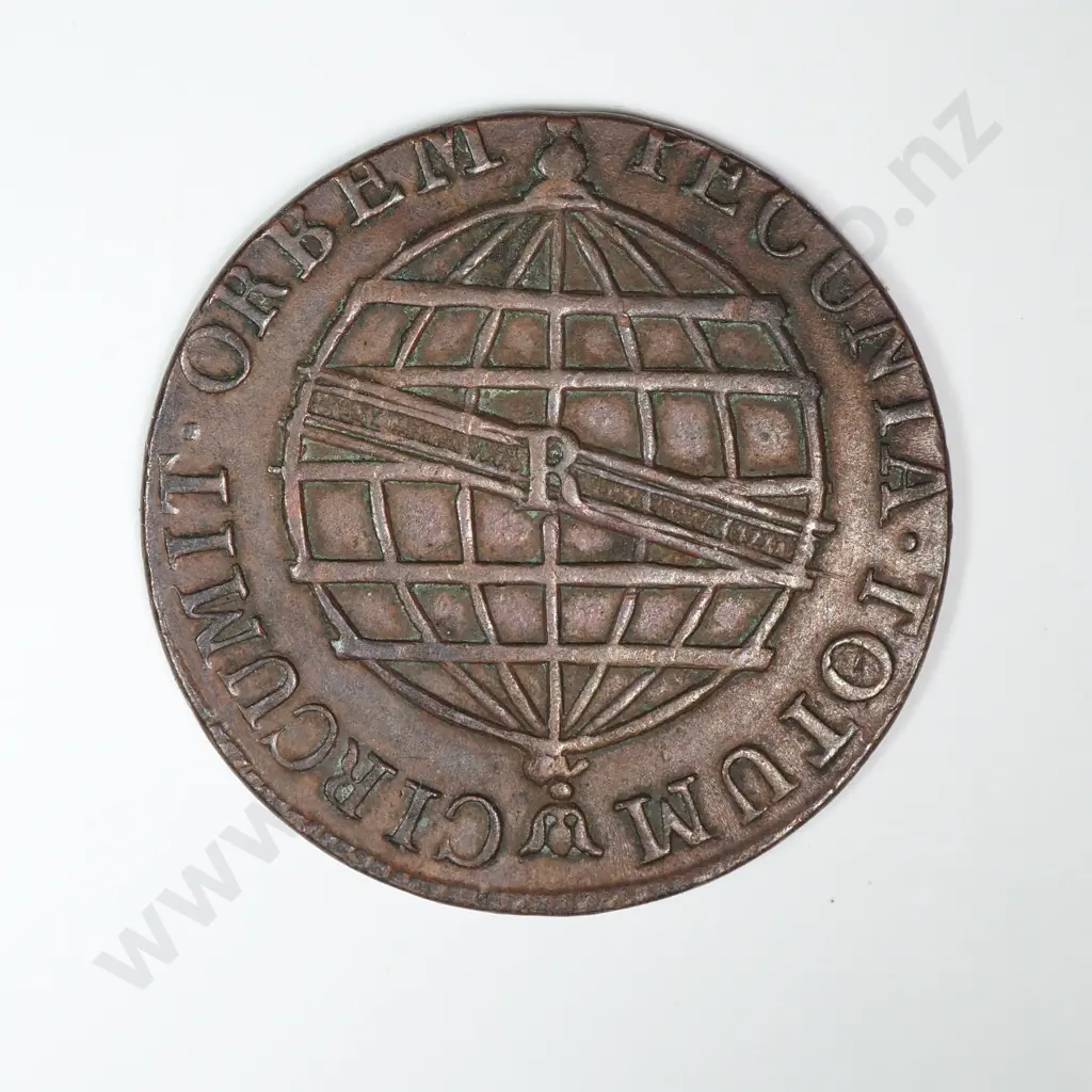 1813 Brazil 80 Reis - Better Grade Image 1++