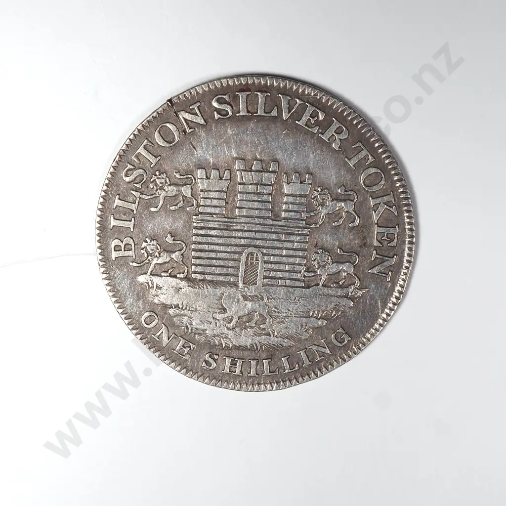 1811 Bliston Silver Token - One Pound Note - Bette Grade Image 1++