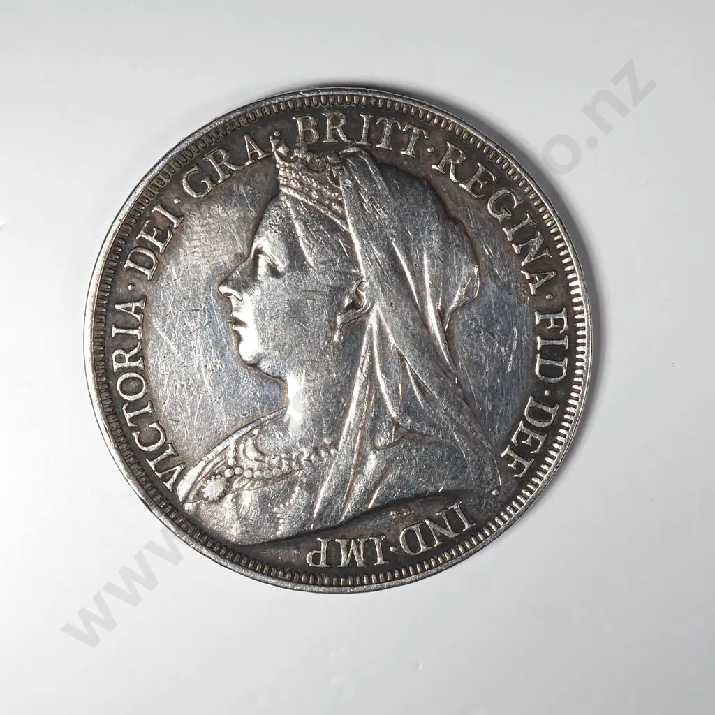 1896 United Kingdom Crown - Cleaned Image 1++