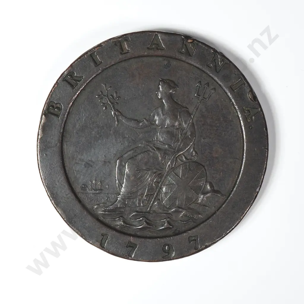 1797 United Kingdom Cartwheel Two Penny Image 1++