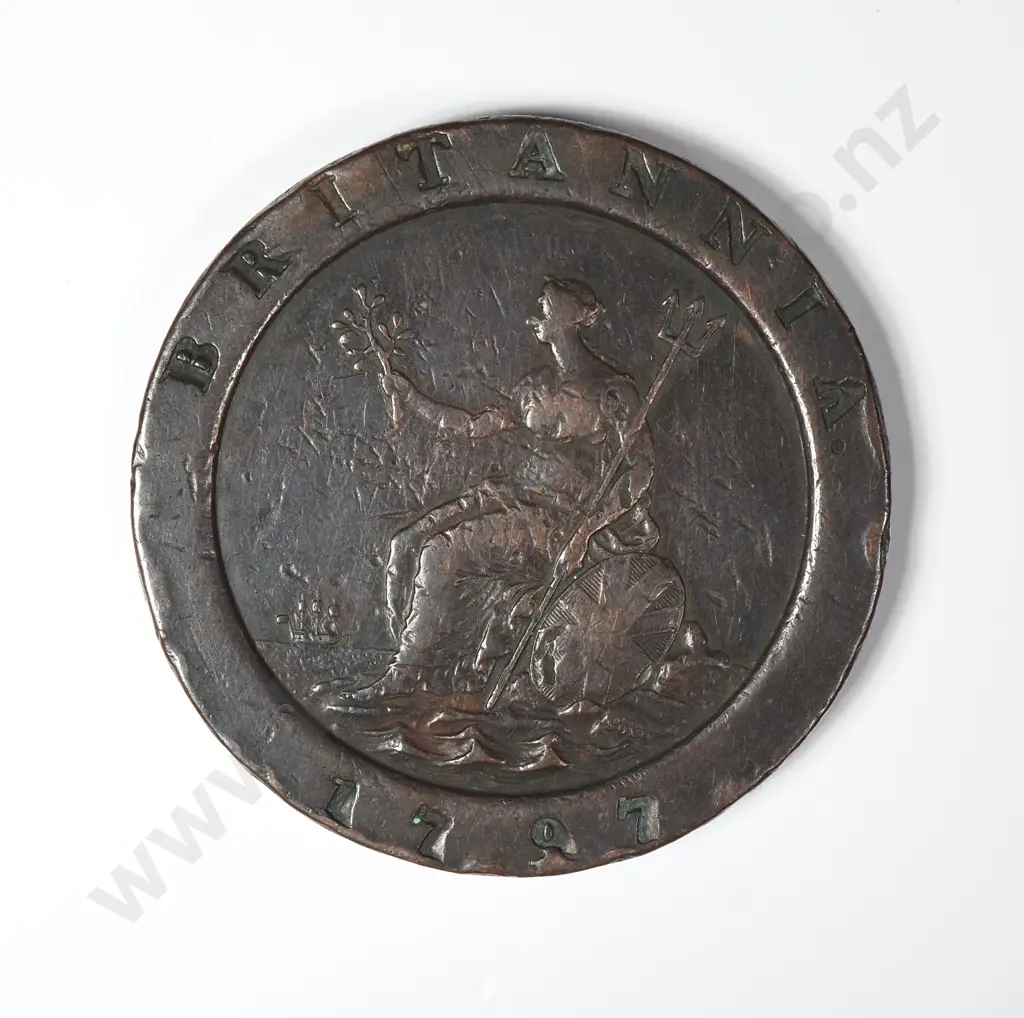 1797 United Kingdom Cartwheel Two Penny Image 1++