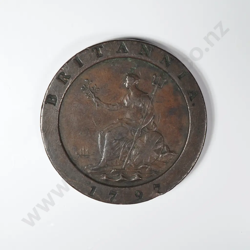 1797 United Kingdom Cartwheel Two Penny Image 1++