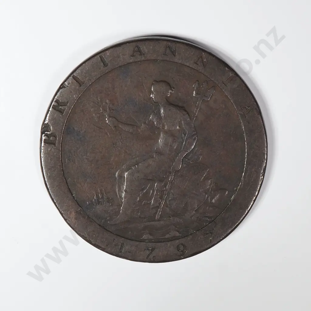 1797 United Kingdom Cartwheel Penny Image 1++