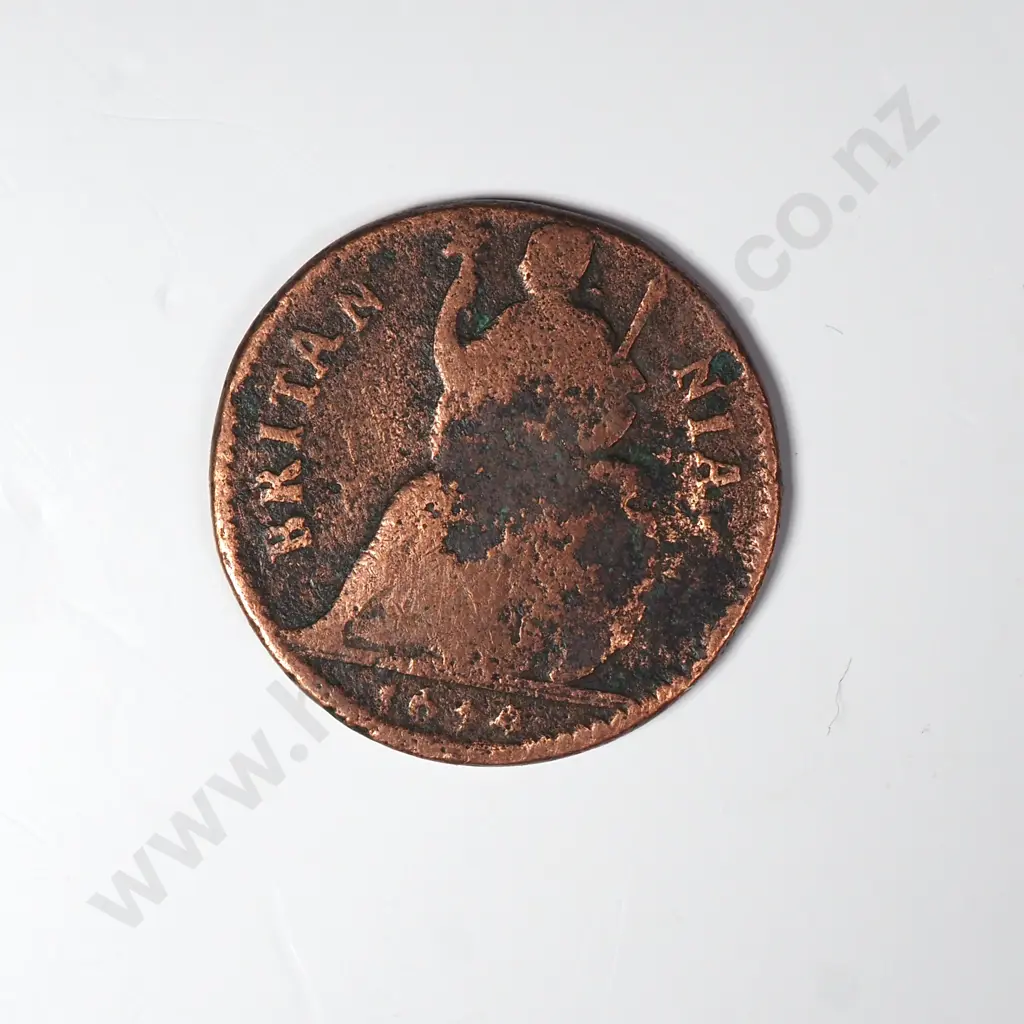1674 United Kingdom Half Penny Image 1++