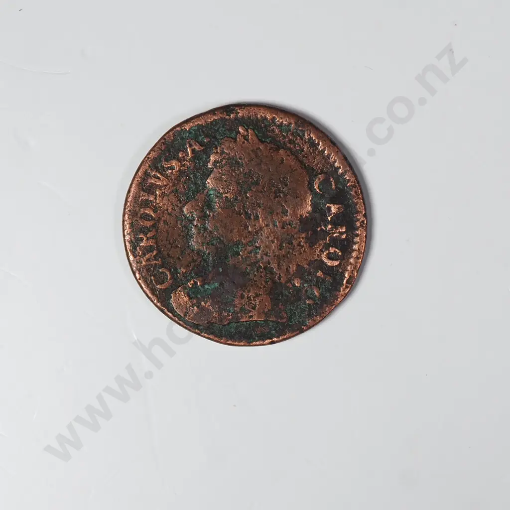 1674 United Kingdom Half Penny Image 1++