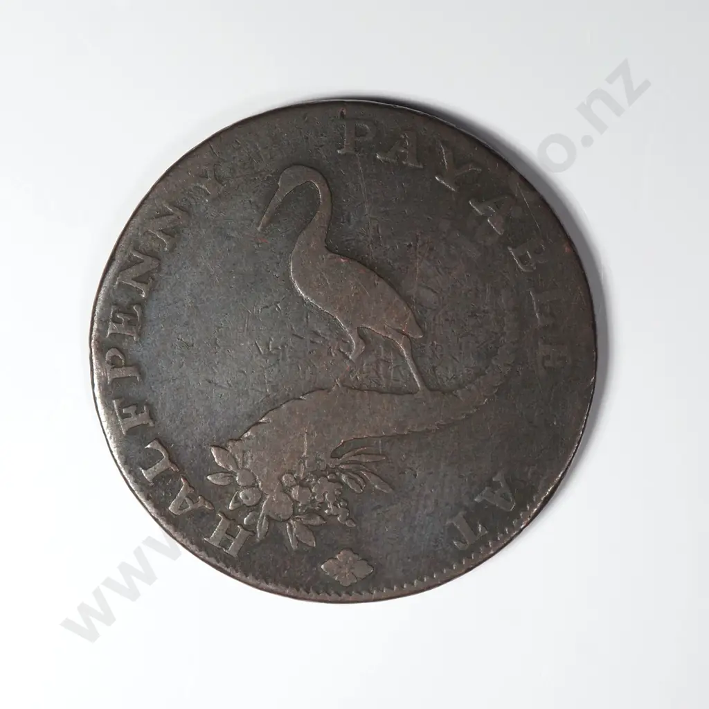 1792 Birmingham Mint Halfpenny Token Image 1++