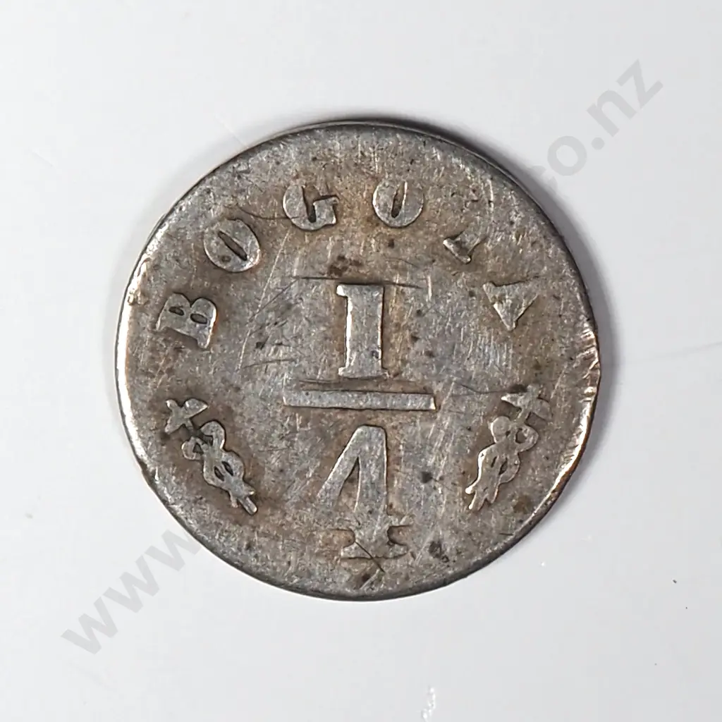 1860 Bogota 1/4 Decimo Image 1++