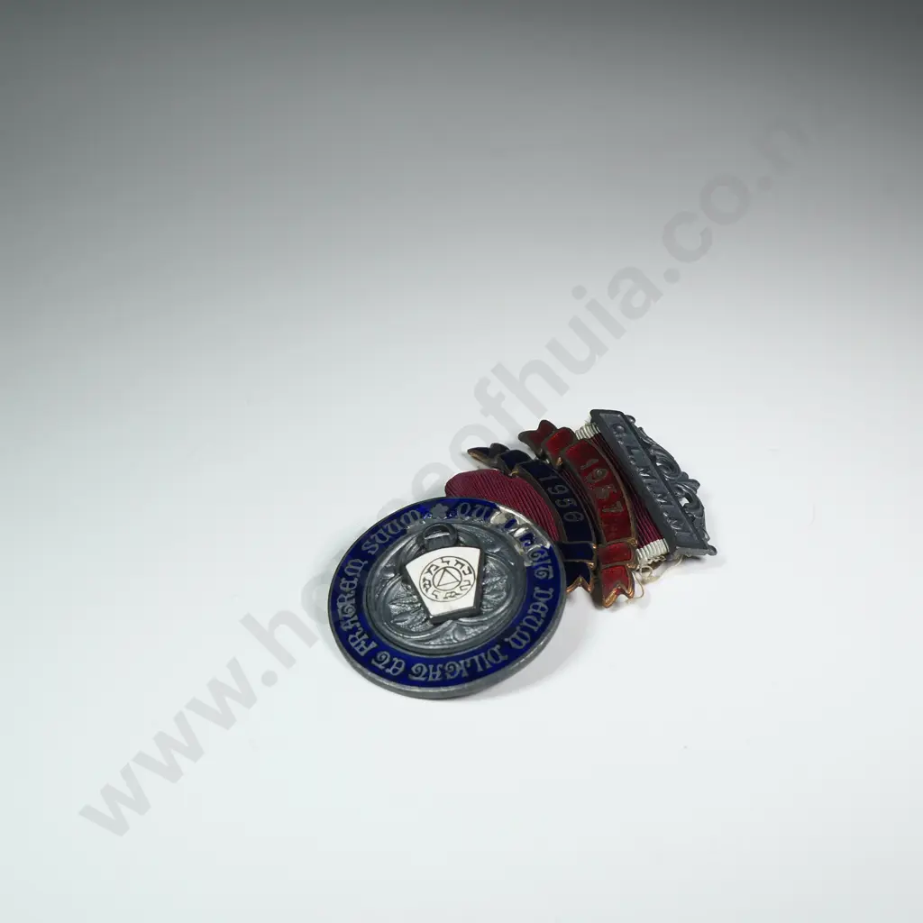Sterling Silver Masonic Medal Image 1++