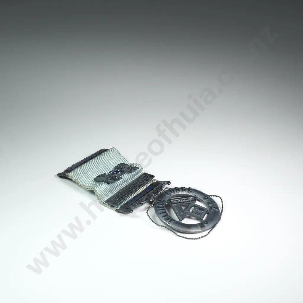 Sterling Silver Masonic Medal Image 1++