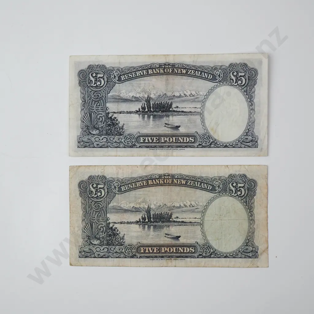 Two Fleming Five Pound Banknote Image 1++
