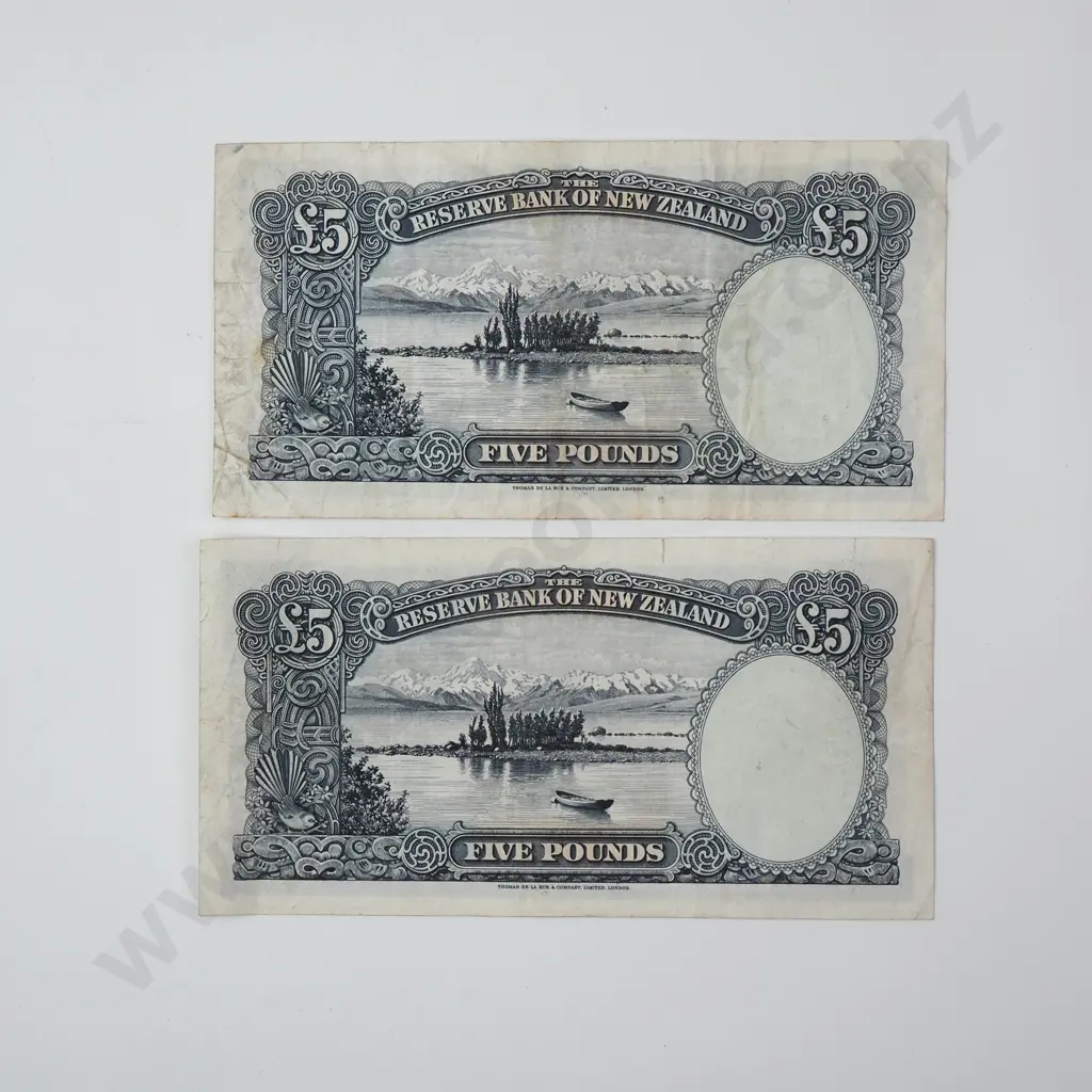 Two Fleming Five Pound Banknote Image 1++