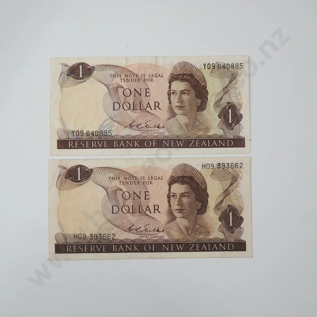 Two Wilks One Dollar Banknotes Image 1++