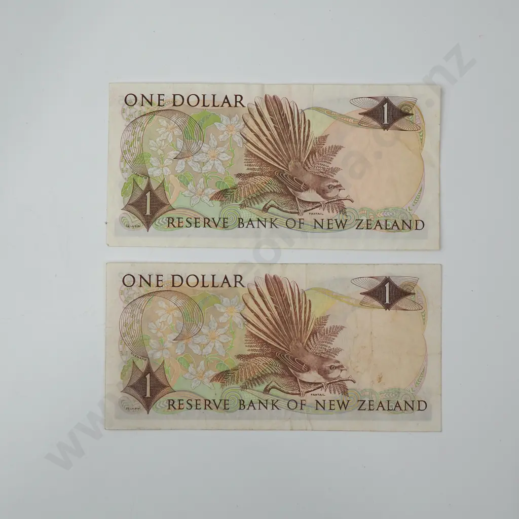 Two Wilks One Dollar Banknotes Image 1++
