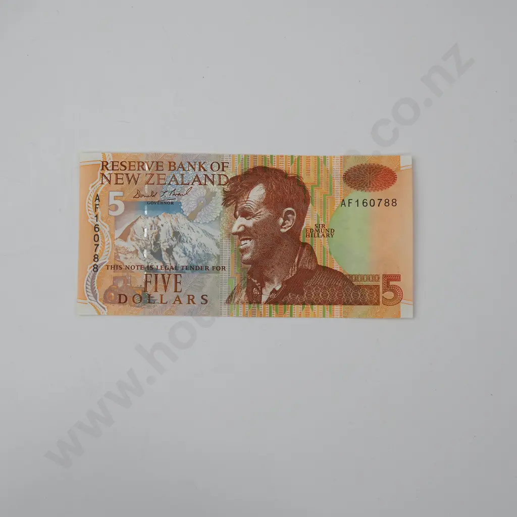 Five Dollar Brash Banknote - Better Grade Image 1++