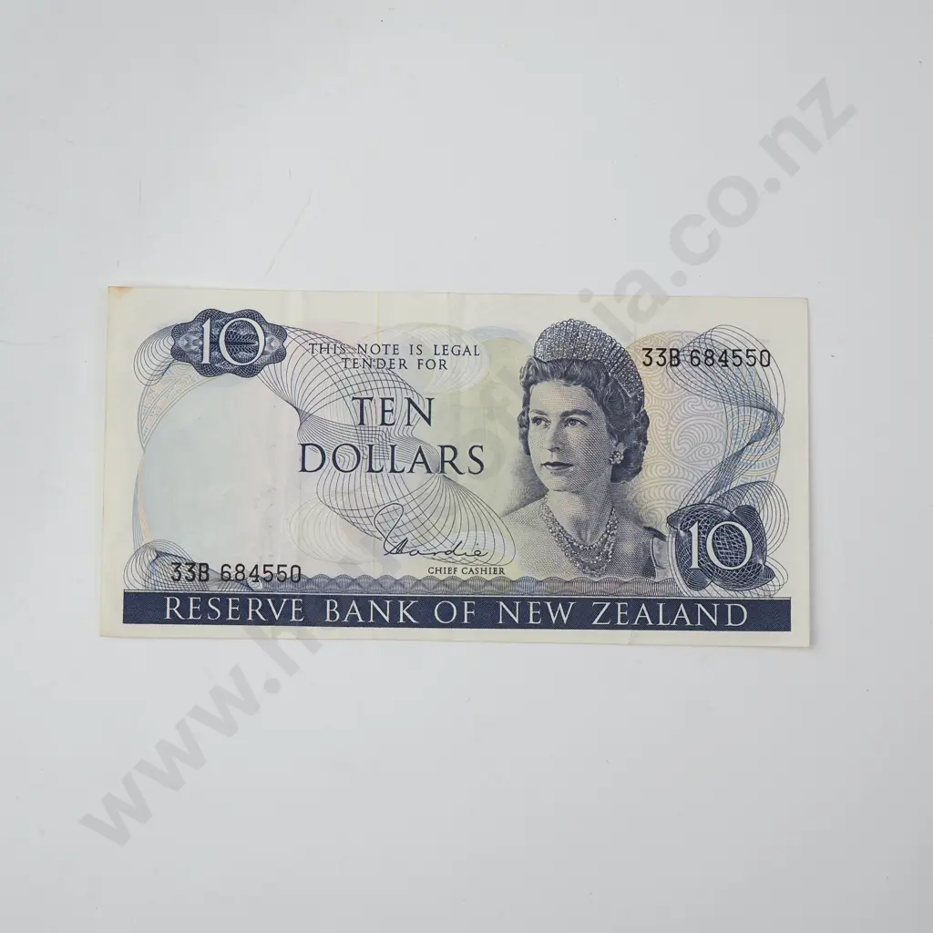 Hardie Type I Ten Dollar Banknote - EF+ Image 1++