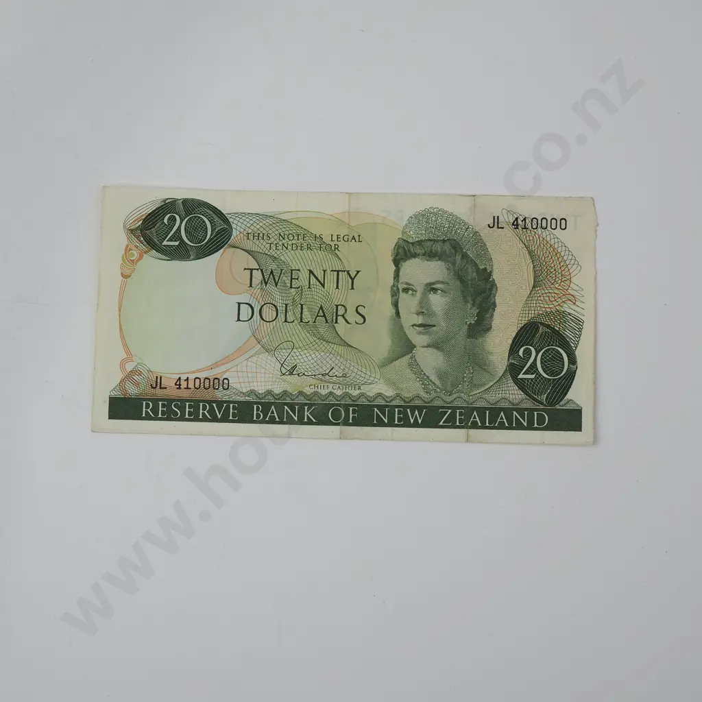 Hardie Type I Twenty Dollar Banknote - Pleasing Serial Number Image 1++