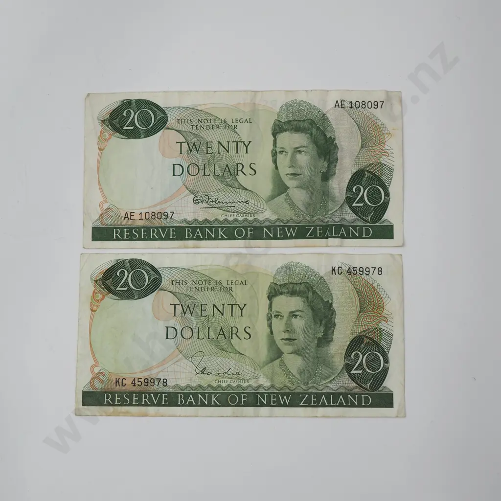 Two Twenty Dollar Banknotes - Fleming & Hardie Image 1++