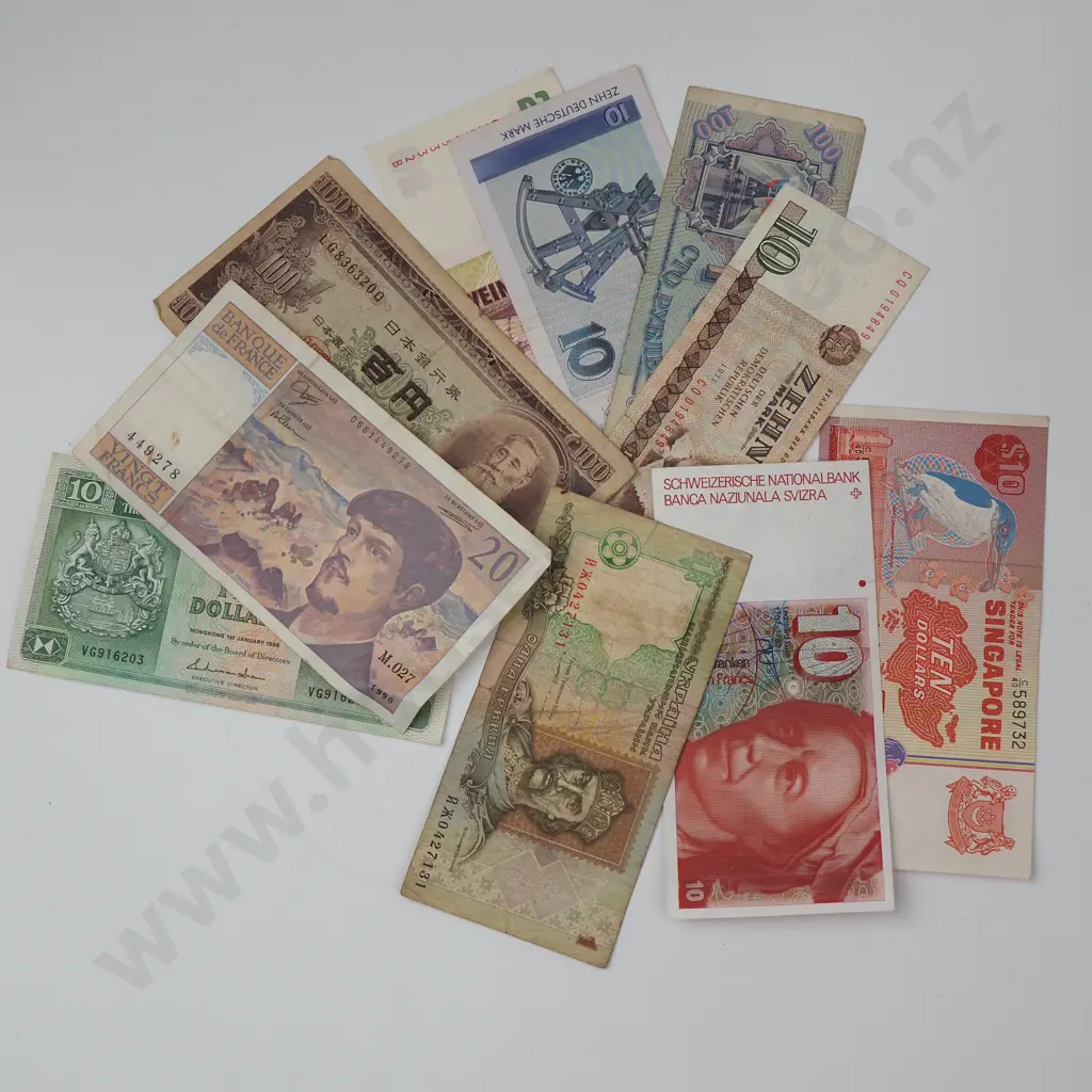 Assorted International Banknotes Image 1++