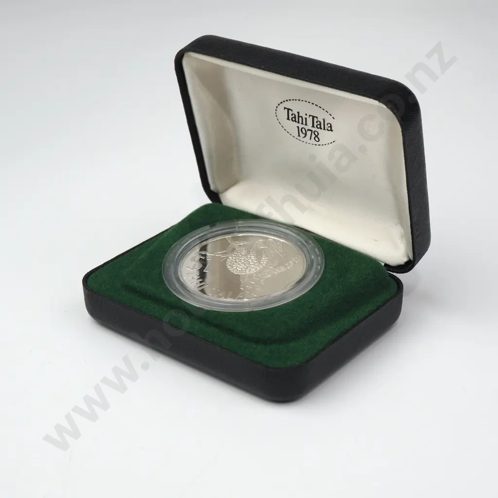 1978 Silver Proof Tahi Tala One Dollar Coin Image 1++