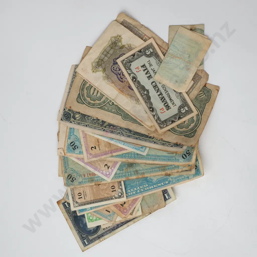 Assorted Lot of International Banknotes Image 1++