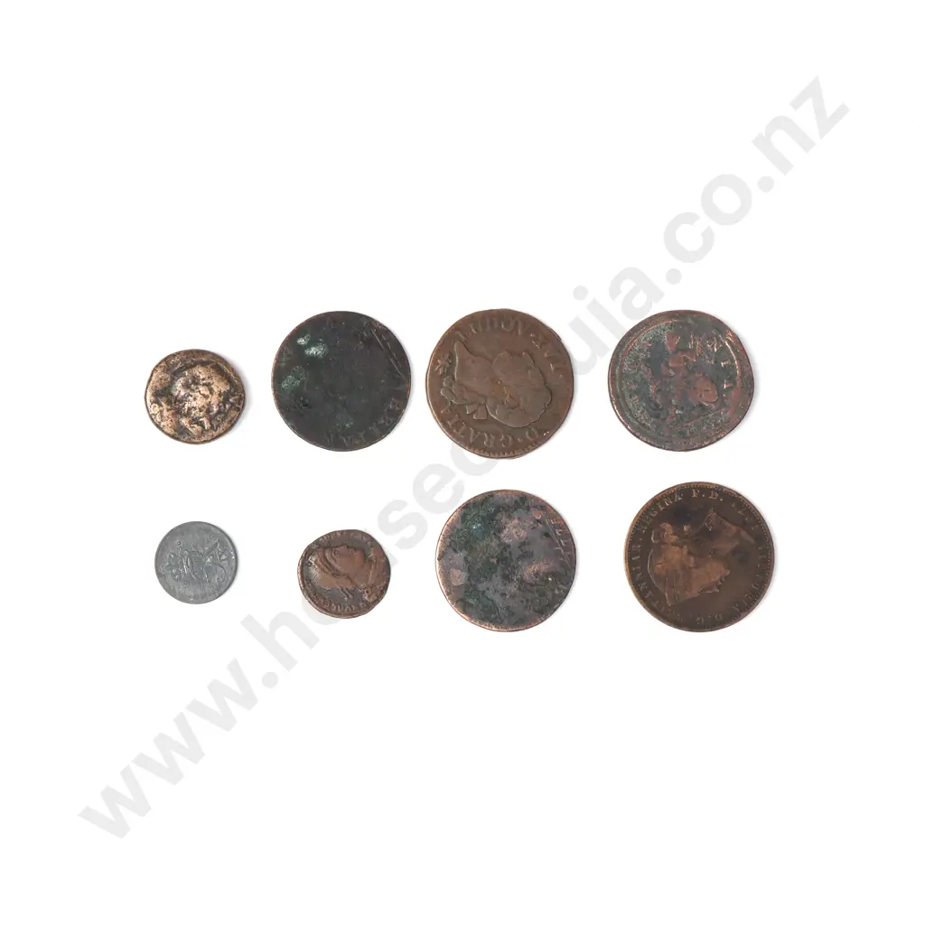 Interesting Lot of Older Bronze Coinage Image 1++