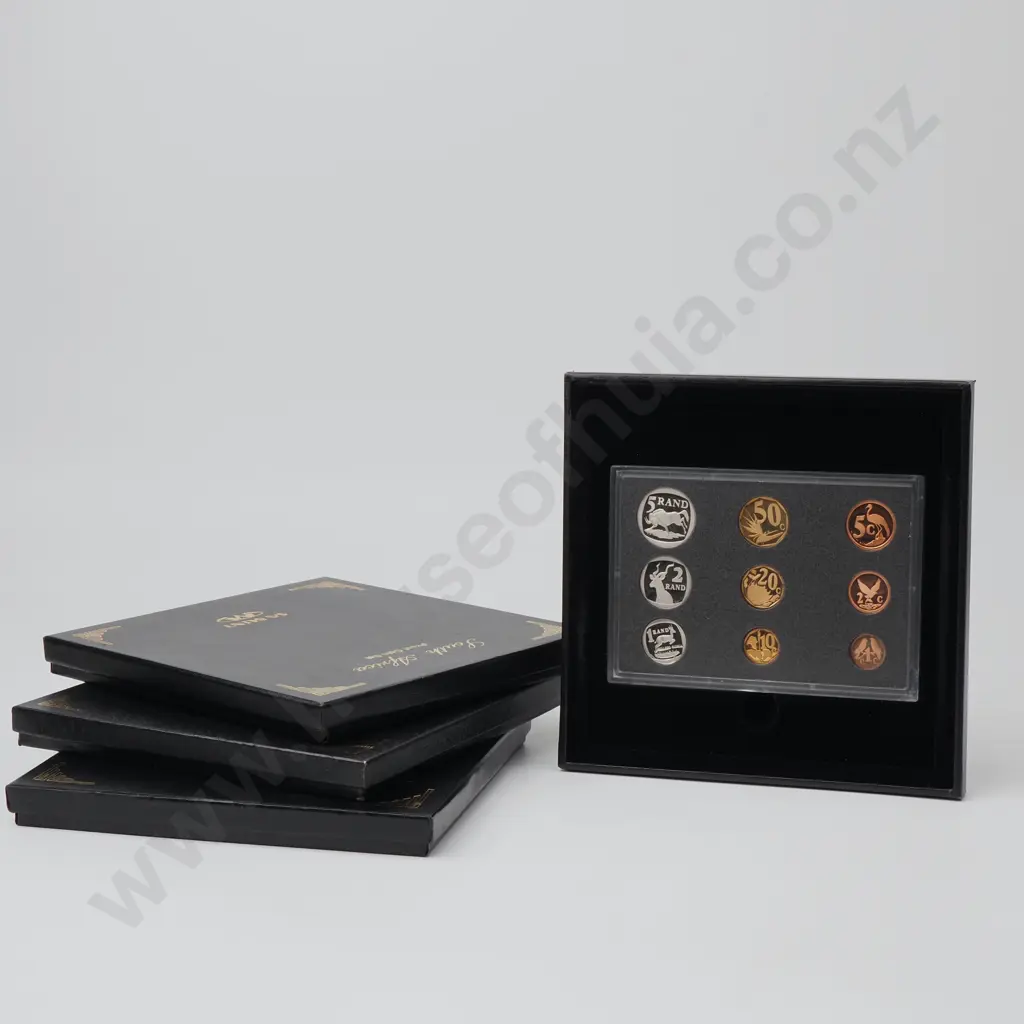 4 x South Africa proof coin sets – 1997 – 2000 ( 9 coins each ) Image 1++