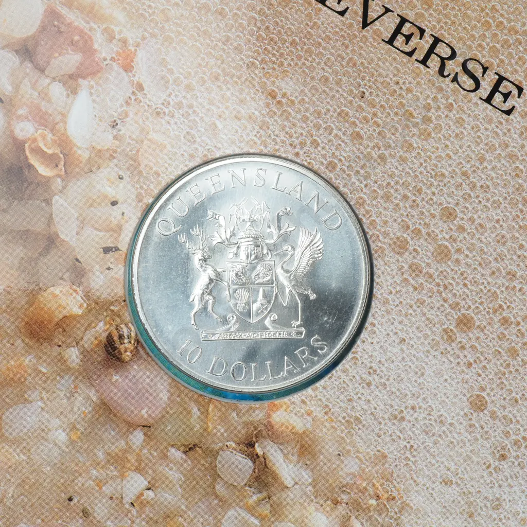 1989 Australia UNC Ten Dollar Silver Coin Image 1++