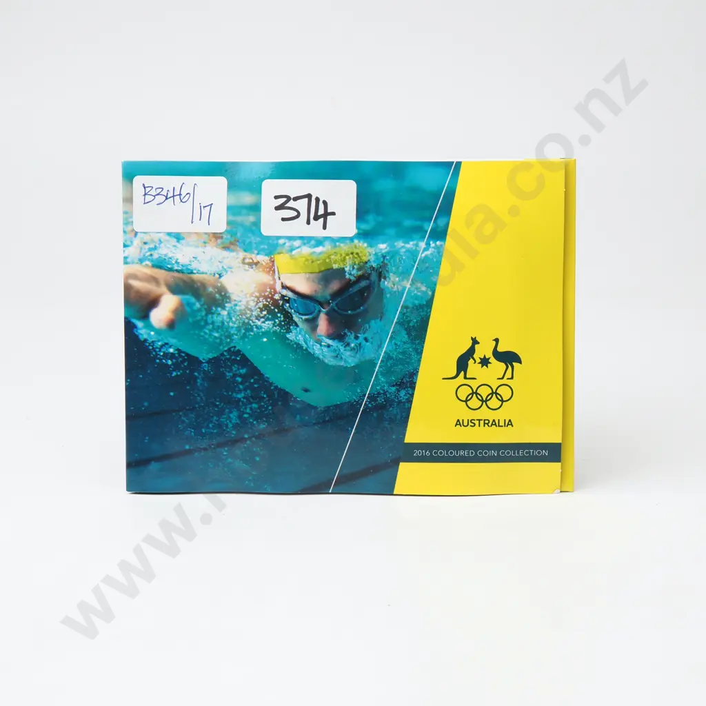 2016 Australian Olympic Coloured Coin Collection UNC SEt Image 1++