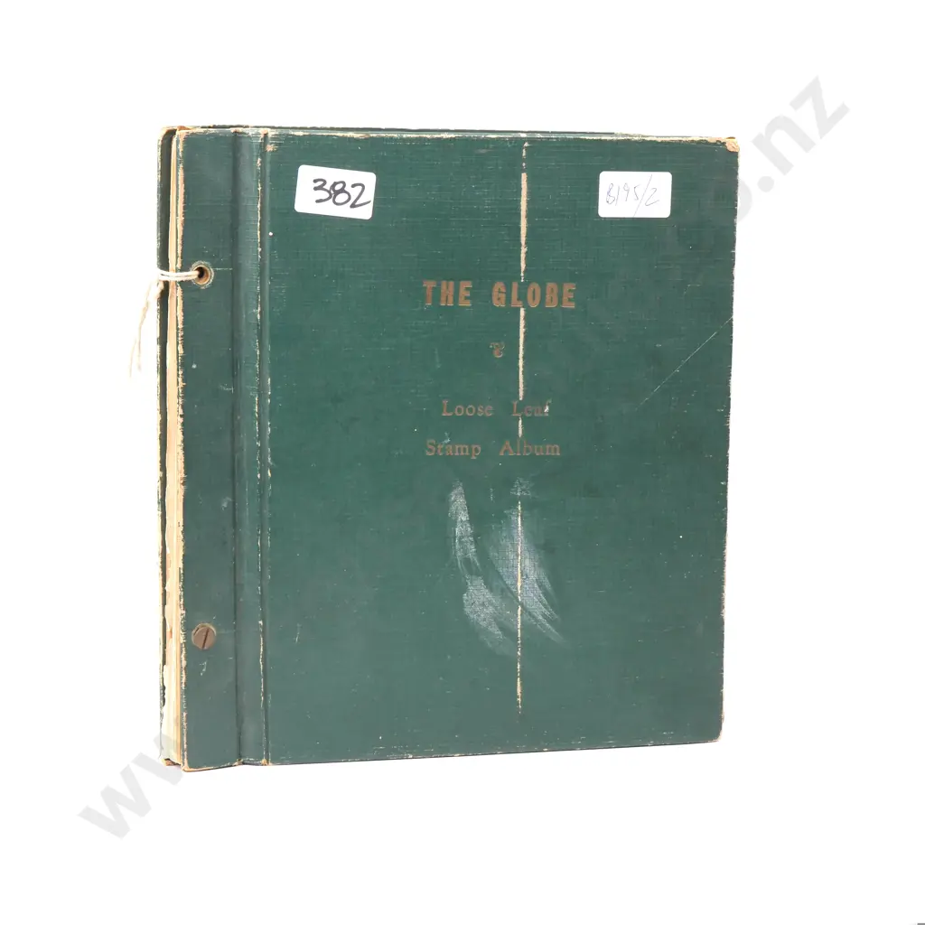 Vintage Stamp Album w Assorted World Stamps Image 1++