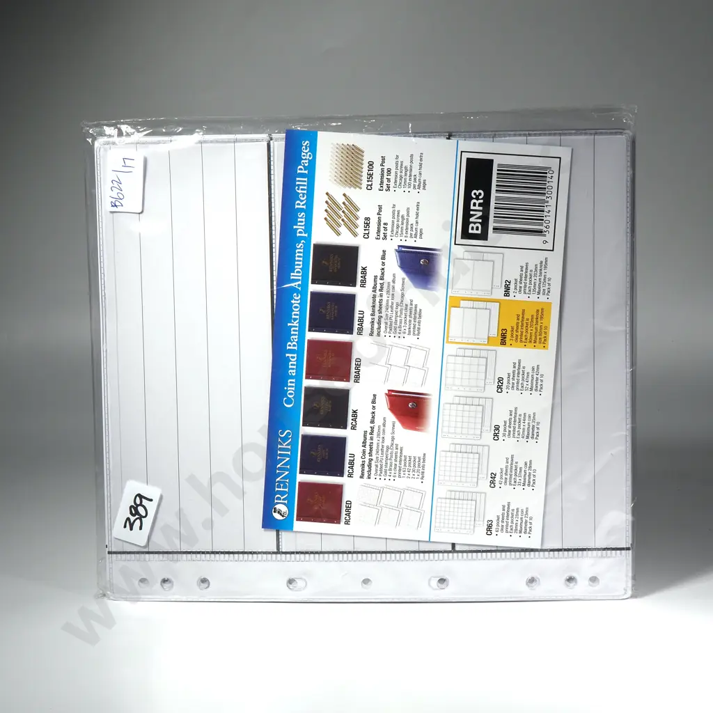 Pack of Banknote Sleeves Image 1++