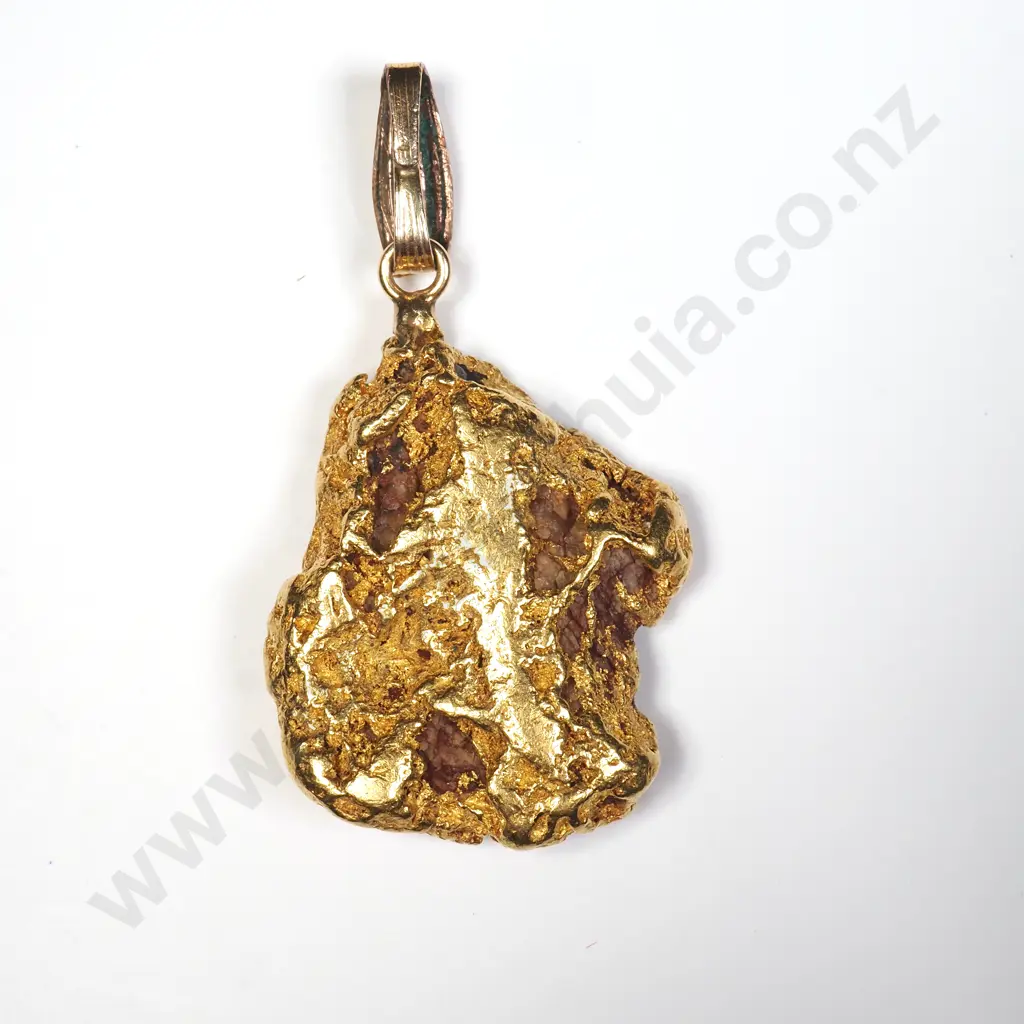 Impressive Large New Zealand Gold Nugget - Nearly an Ounce! Image 1++