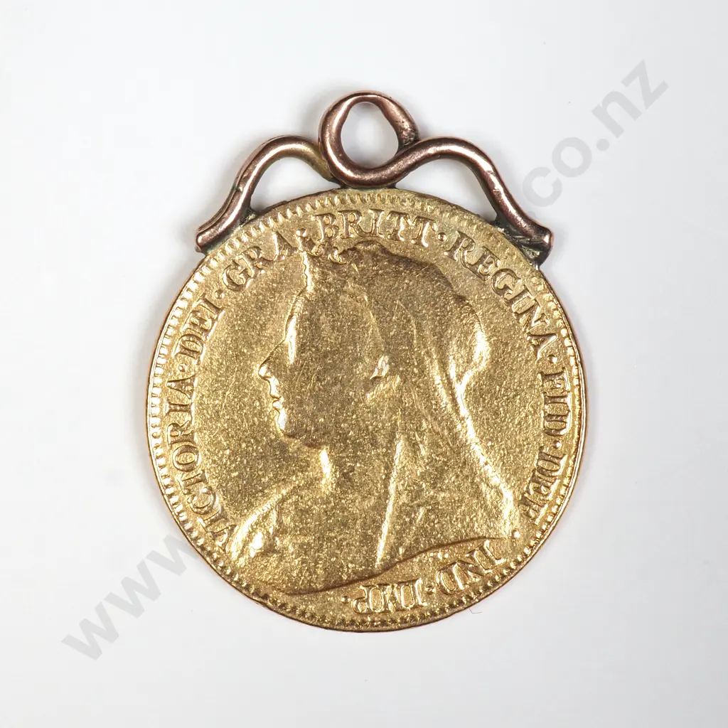 1895 Half Sovereign Pendant Image 1++