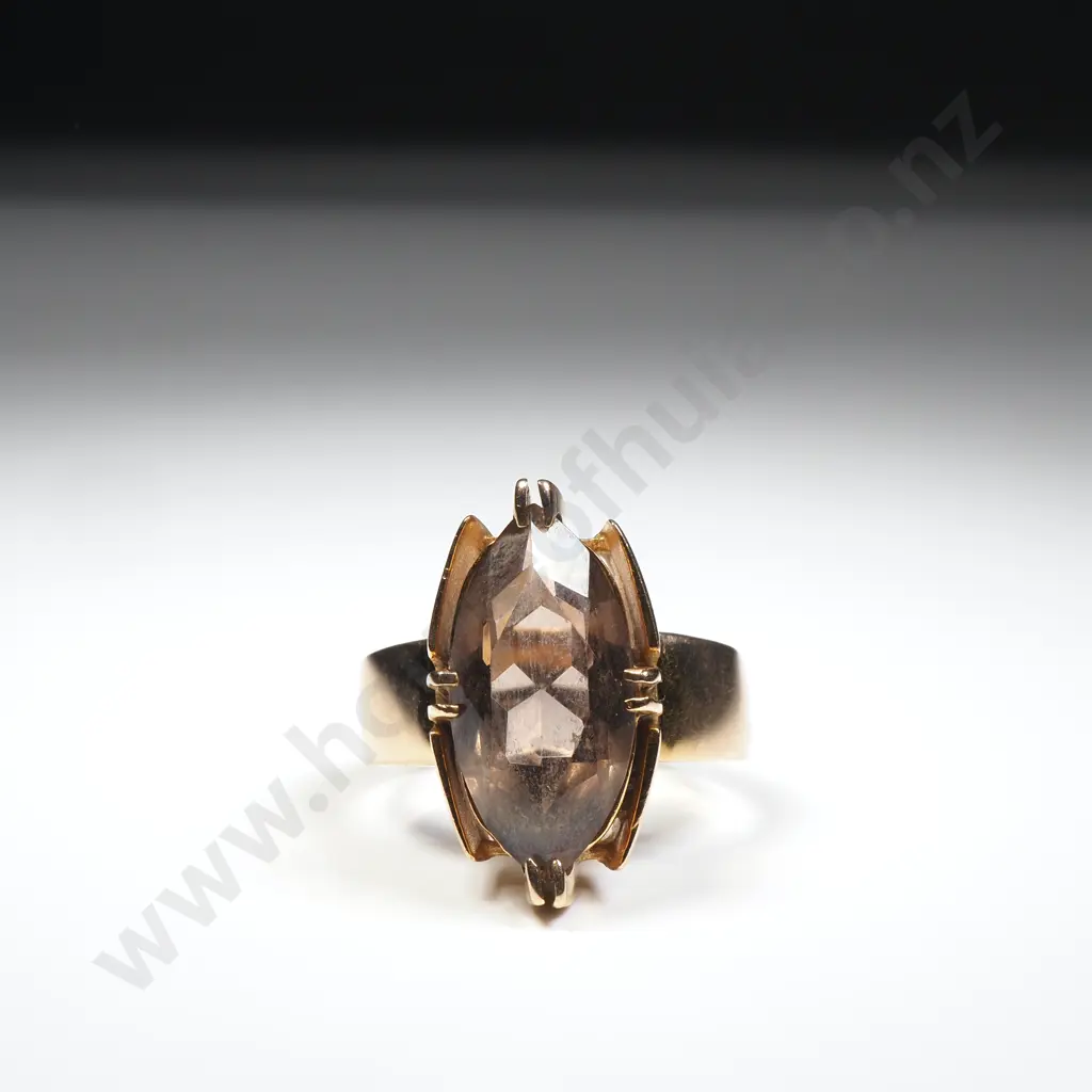 Vintage 9ct Gold Topaz Ring Image 1++