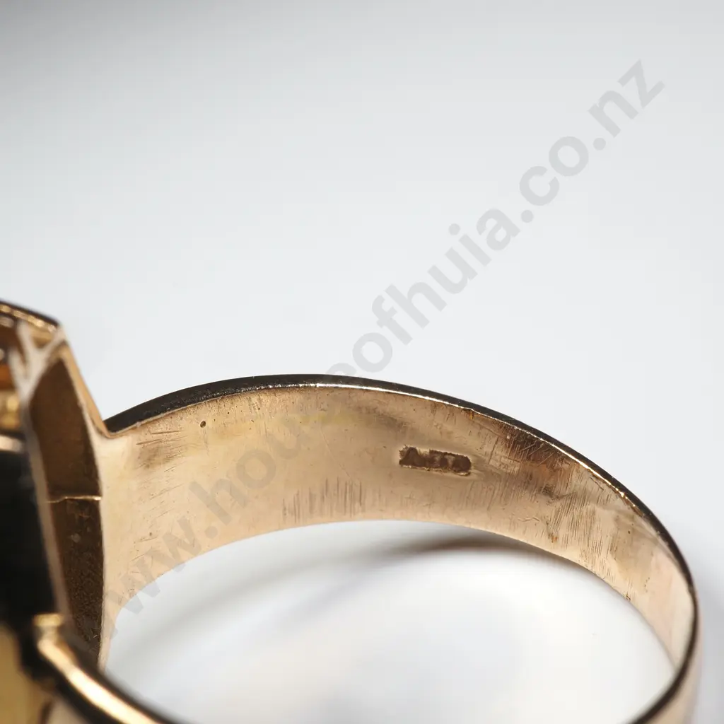 Vintage 9ct Gold Topaz Ring Image 1++