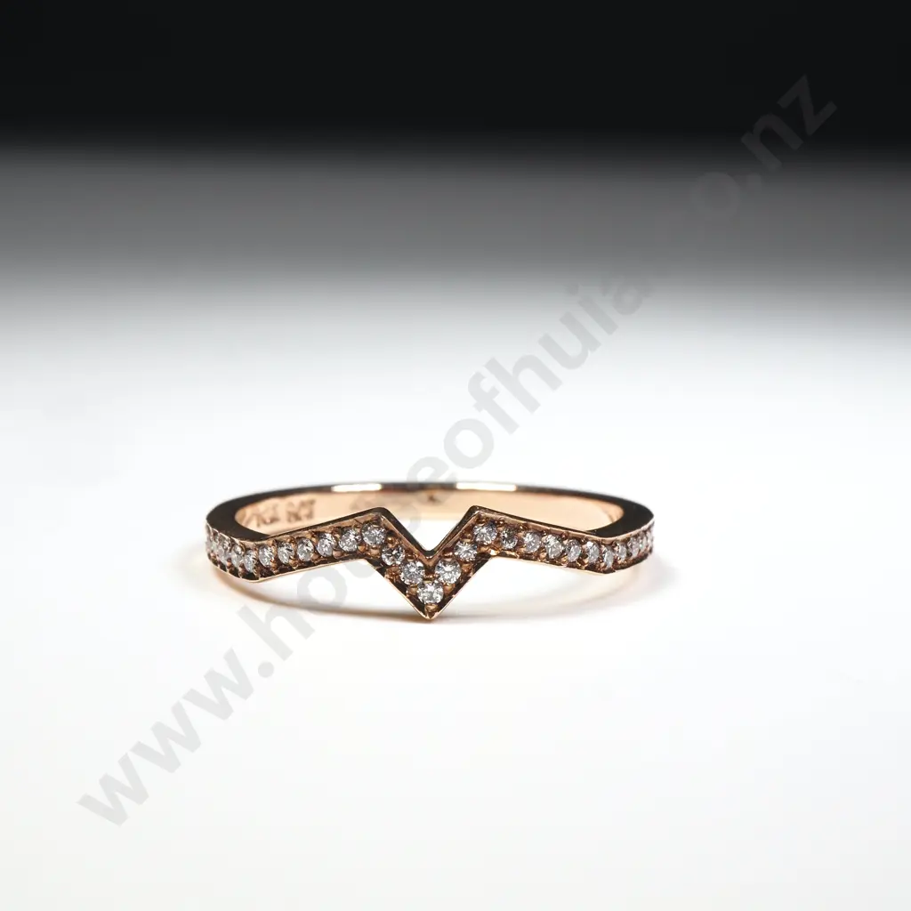 Meadowlark 9ct Rose Gold & Diamond Ring Image 1++