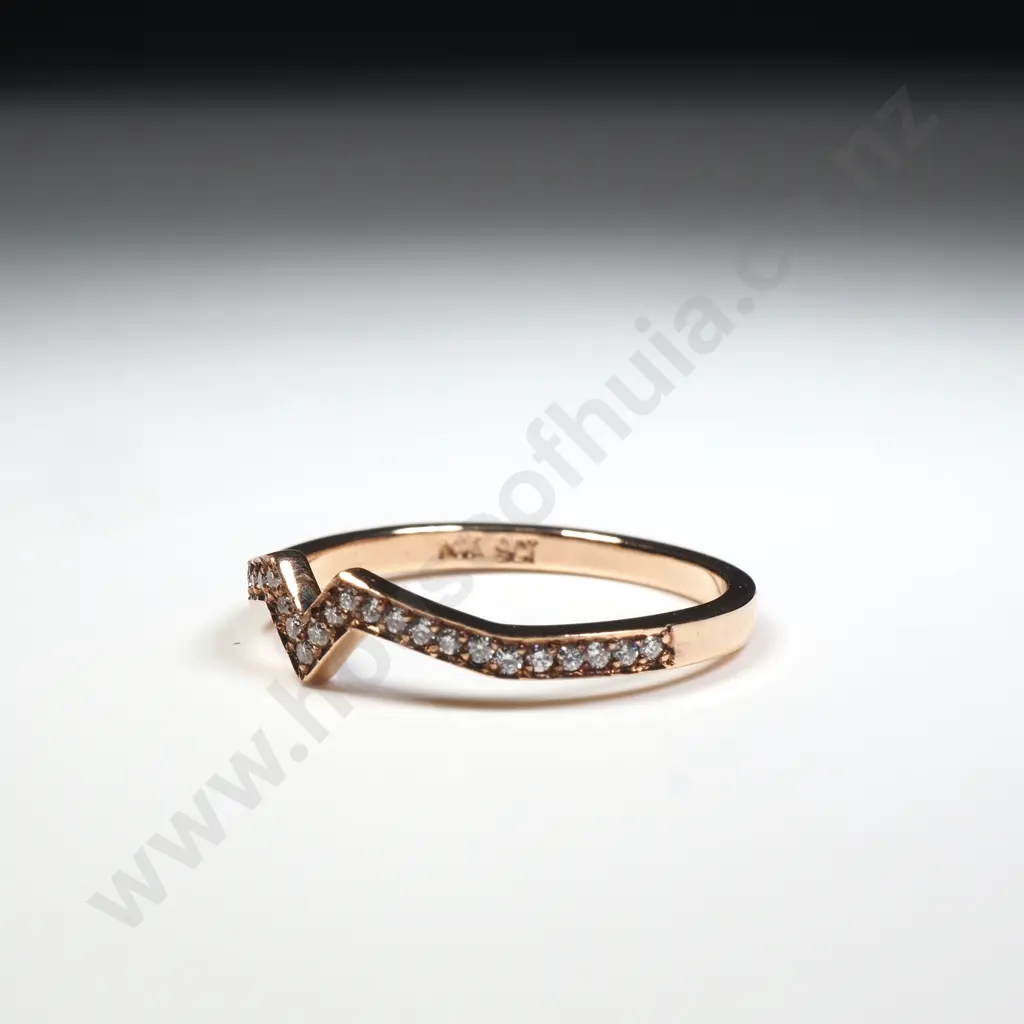 Meadowlark 9ct Rose Gold & Diamond Ring Image 1++