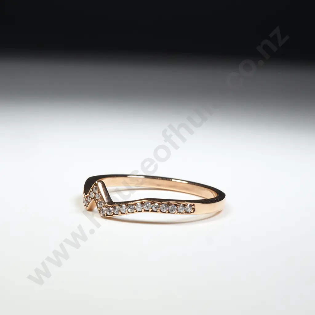 Meadowlark 9ct Rose Gold & Diamond Ring Image 1++
