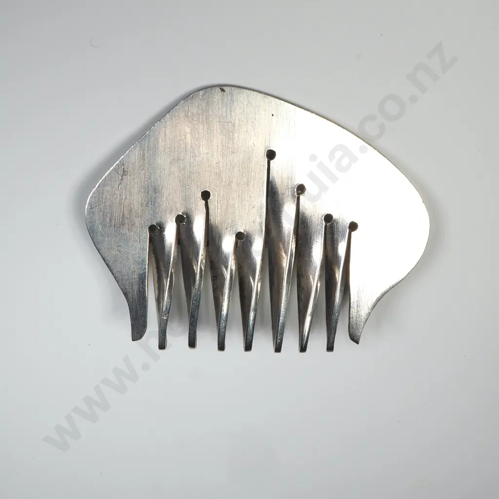 Modernist Sterling Silver Brooch Image 1++