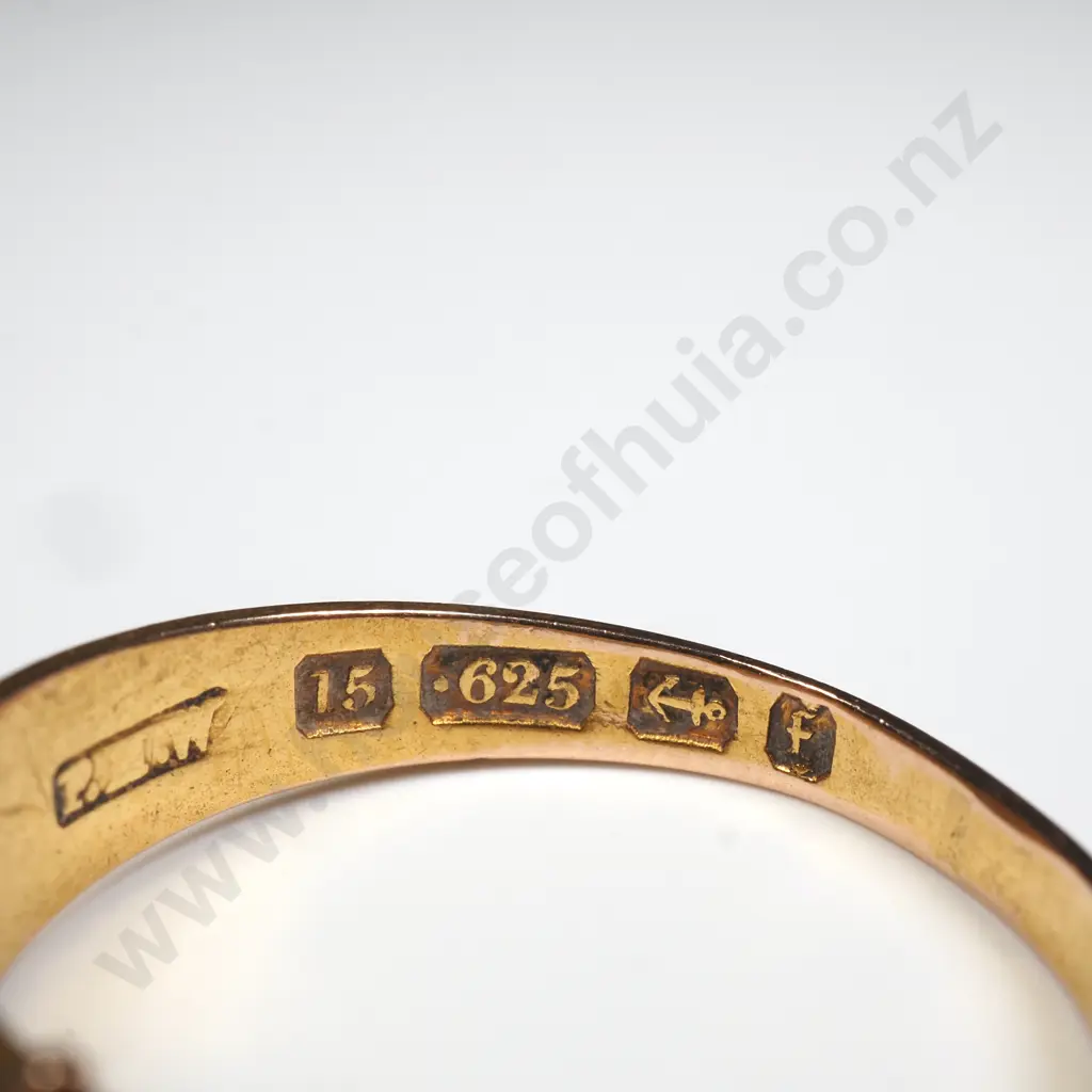 Antique 15ct Gold SeedPearl Ring Image 1++