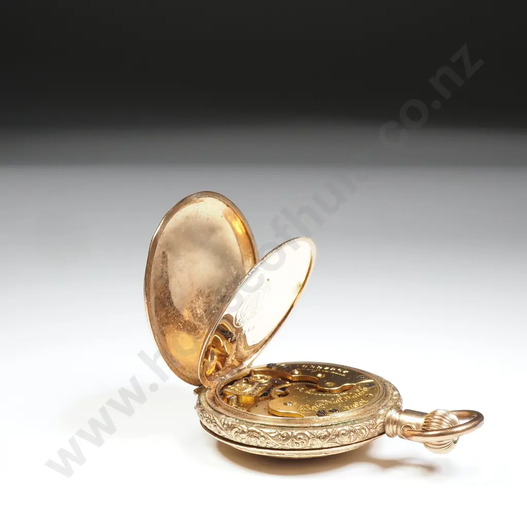 Rolled Gold Elgin Pocket Watch Image 1++