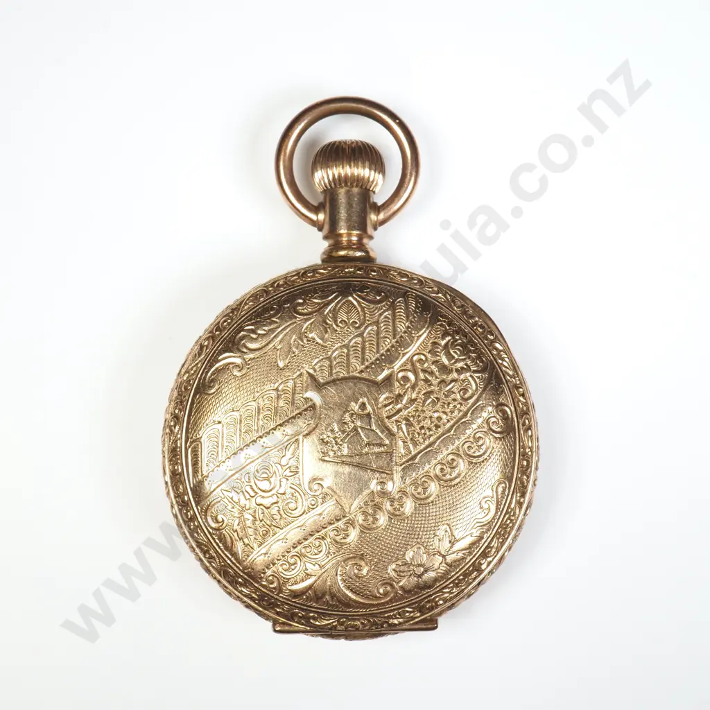 Rolled Gold Elgin Pocket Watch Image 1++